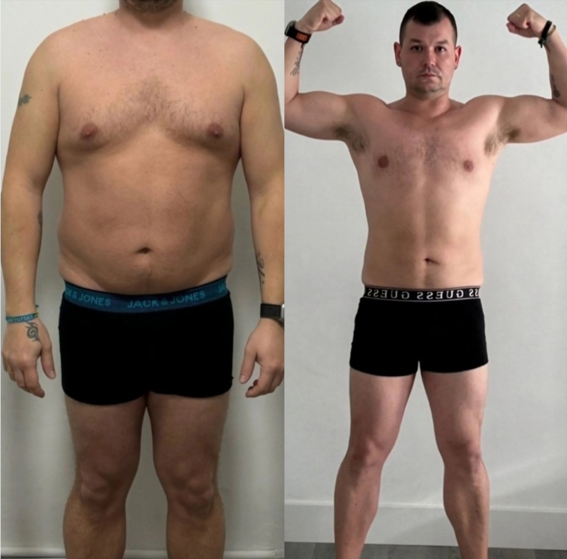 Antes y después de Aitor, cliente de MKGV