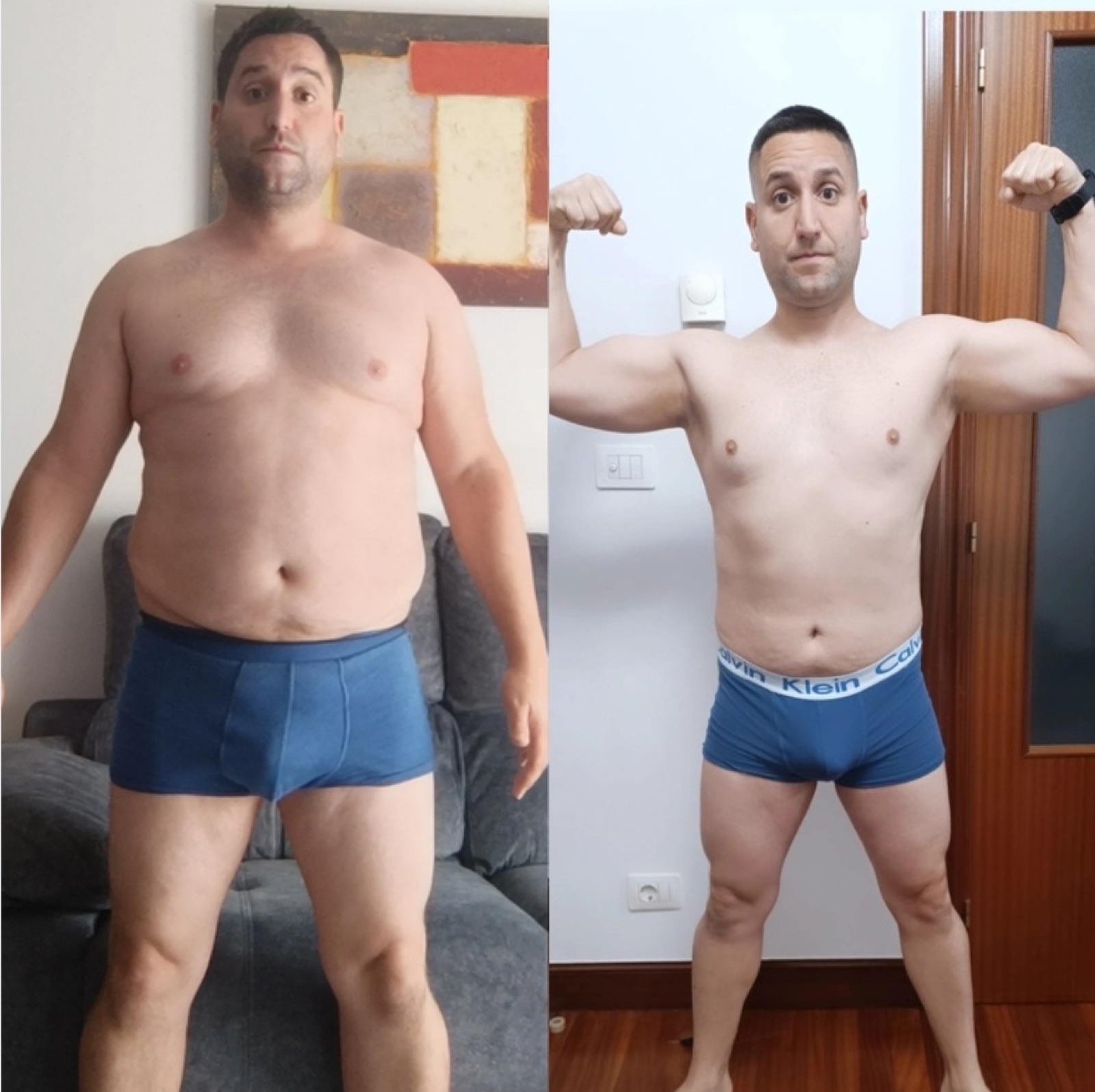 Antes y después de un cliente de MKGV